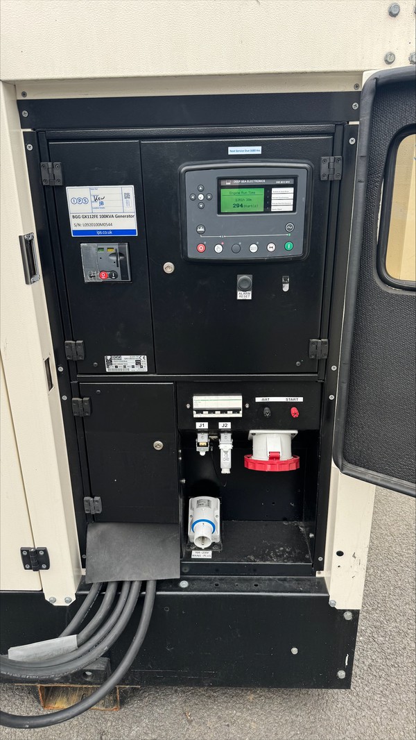 Secondhand BGG GX112FE 100kVA Stage 3A Diesel Generator For Sale