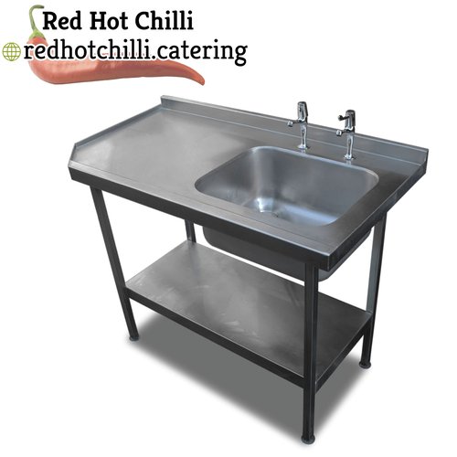 1.21m Stainless Steel Single Sink