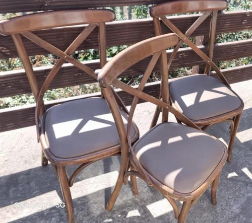 Brown Cross Back Restaurant Dining Chairs Brown Cross Back Restaurant Dining Chairs