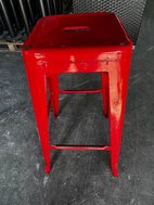 Secondhand Red Bar Stools