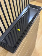 Melamine black platter