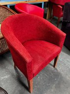 Red tub chairs for sale
