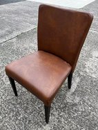 Secondhand Padded Tan Dining Side Chair For Sale Restaurant Pub Bar Bistro Hotel