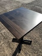 wooden restaurant table