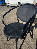 Out door chairs in black
