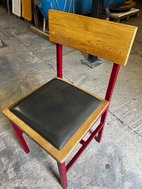 Wooden cafe chairs