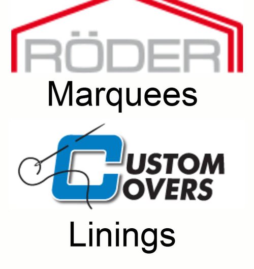 Roder marquees and Custom Covers Linings Roder marquees and Custom Covers Linings