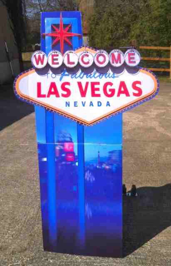 Las Vegas Themed bill board
