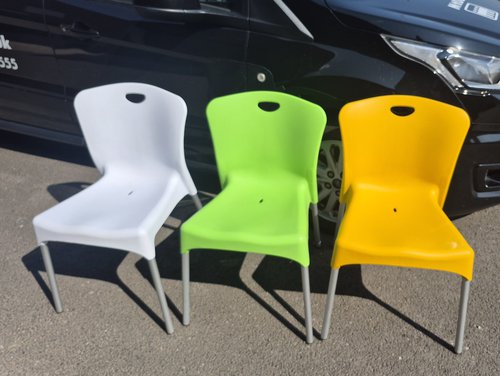 Job Lot NEW Plastic stacking chairs Job Lot NEW Plastic stacking chairs
