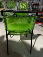 Outdoor stacking chairs