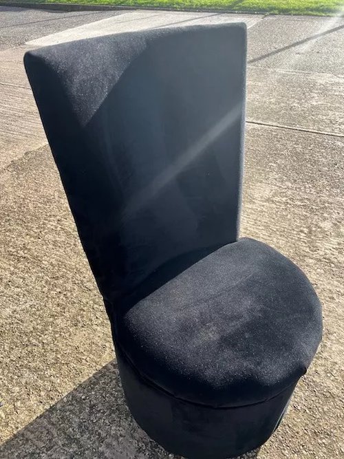 Black velvet chairs for sale Black velvet chairs for sale