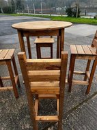 Wooden beer garden furniture