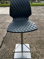 Black bar stools