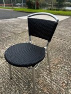 Aluminium bar chairs