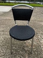 Aluminium bistro chairs