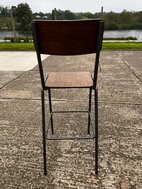 Black Retro Ply Bar Stools