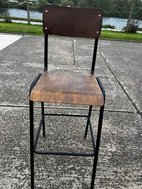 Poseur height bar stool