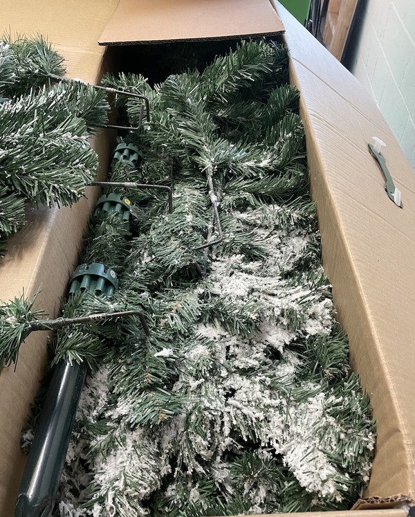 Snowy Fir Christmas Trees