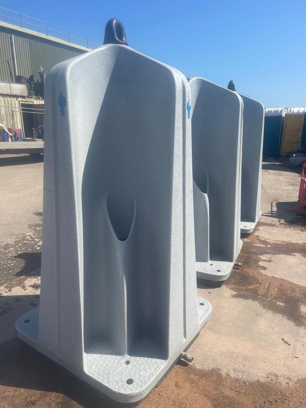 Grey Pyramid Urinals