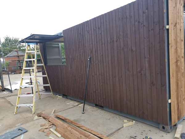 Clad Shipping Container