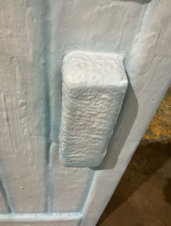 Ice castle doorway