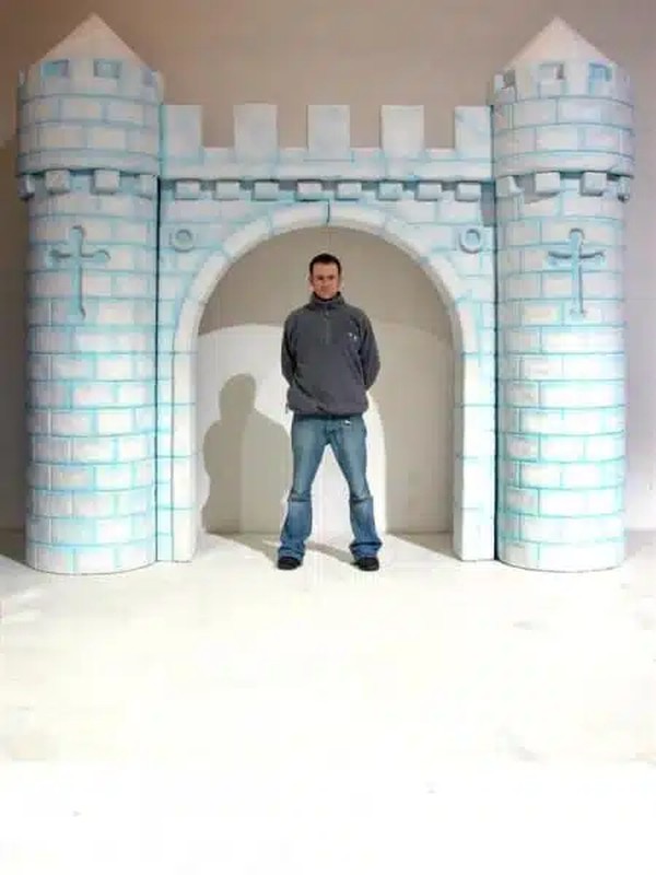 Ice palace doorway