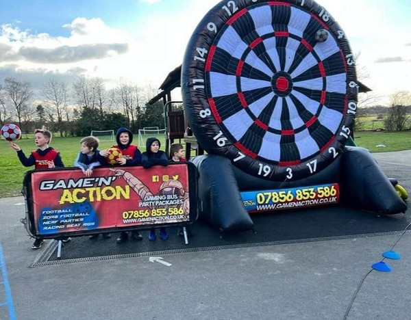 Inflatable football darts