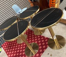 8 restaurant or coffee shop tables