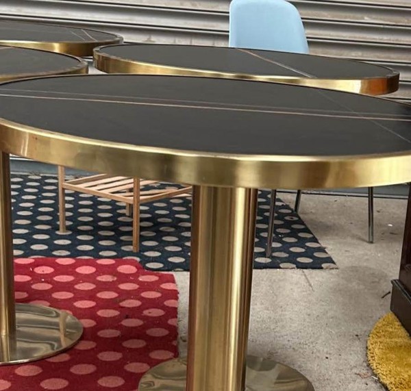 Black and Gold Tables