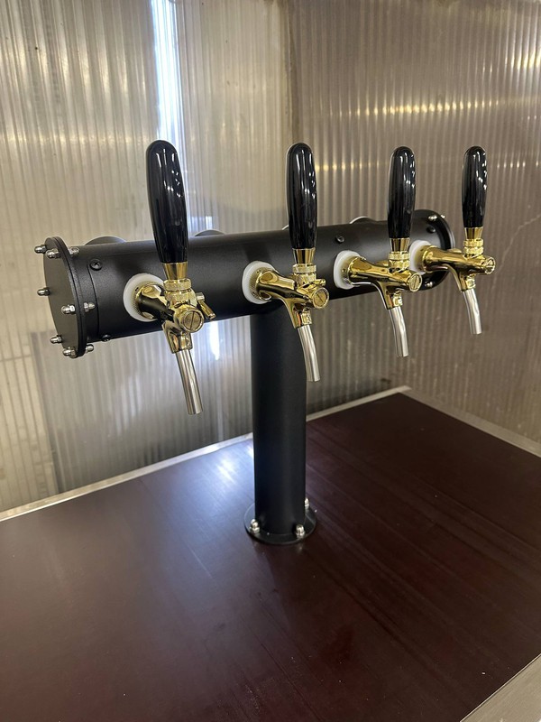 Black Draft Beer Tower T shape
