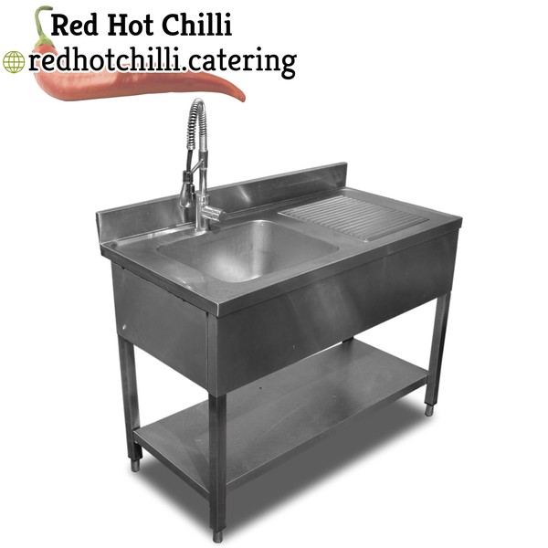 1.2m Stainless Steel Single Sink