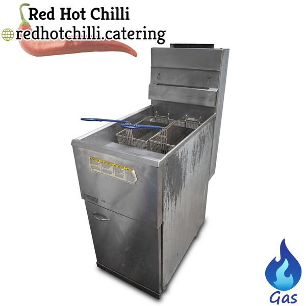 Pitco Single Tank, Double Basket Fryer