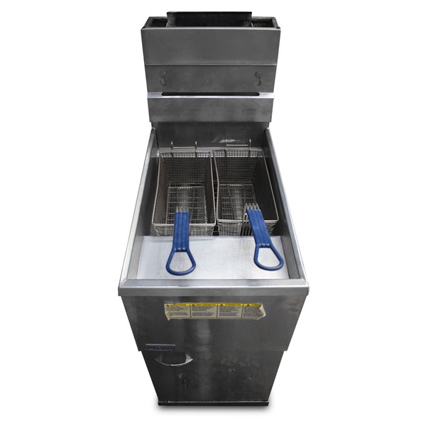 Second hand Pitco Single Tank, Double Basket Fryer