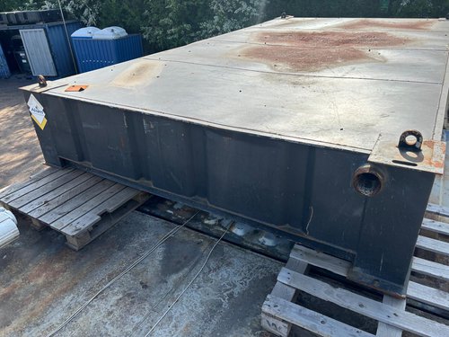 Used Large metal effluent waste tank