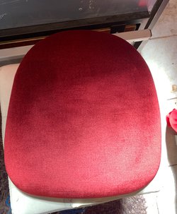 Red Velvet Seat Pads For Sale