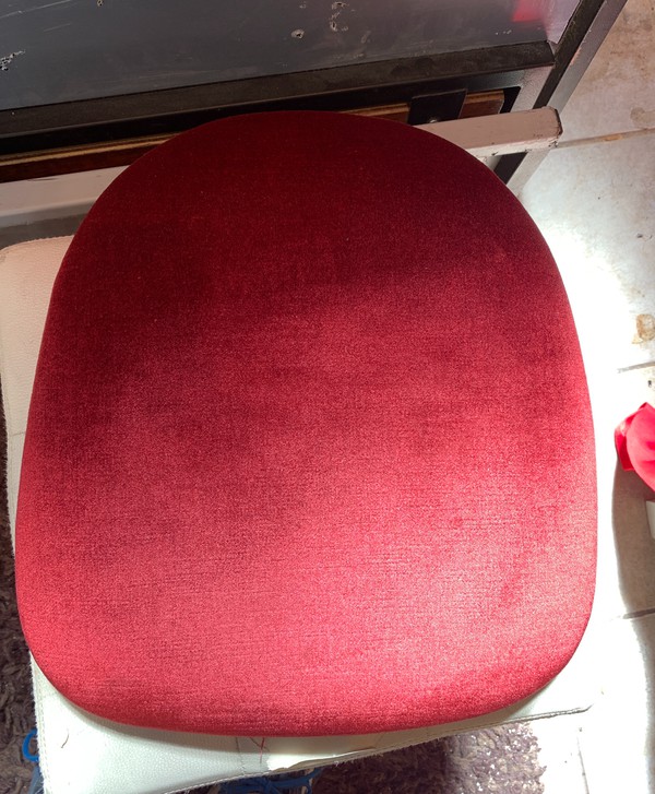Red Velvet Seat Pads For Sale
