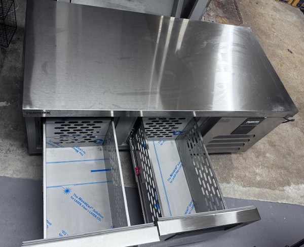 Secondhand Two Door Prep Fridge