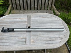 1m Aluminium Tube With Unicoloured Hook Mount