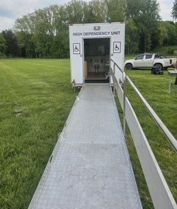 High Dependency / Accessible Toilet Unit in White