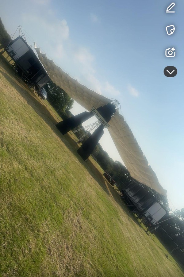 Festival Stage & Bar Covered Event Space