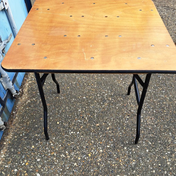 Secondhand Square Trestle Tables