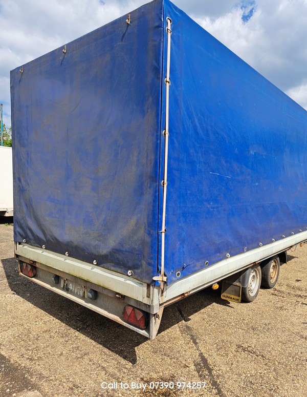 Secondhand Humbaur Curtain Side Trailer