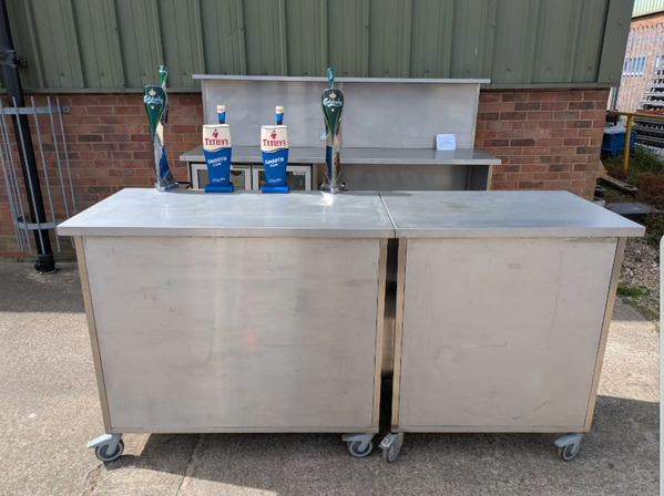 Mobile Bar With Fridge For Sale