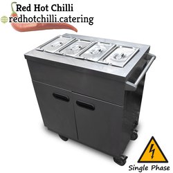 Hot cupboard with bain marie