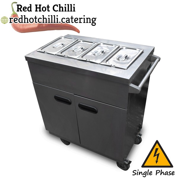 Hot cupboard with bain marie
