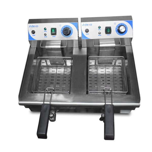 Twin tank fryer electric