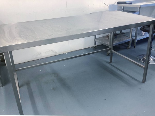 Stainless Steal Prep Table 165cm x 75cm