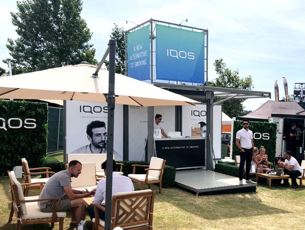 Exhibition pod with branding