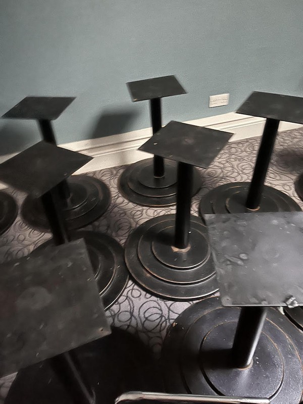 Black Metal Table Bases
