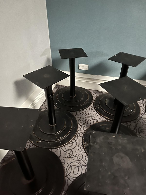 Black Table Bases